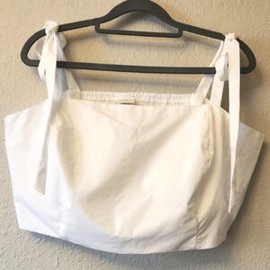 New White Crop Top